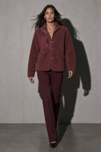 Women's Jacket Sherpa Fleece Stand Collar