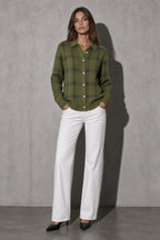 Women's Cardigan Button-Front Longline Shape