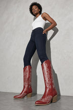 Women's Boots Western Knee-High Shaft