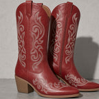 Women's Boots Western Knee-High Shaft