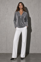 Women's Hoodie Quarter-Zip Relaxed Fit
