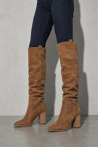 Women's Boots Knee-High Block Heel