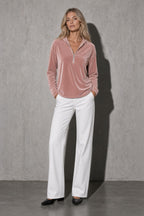 Women's Hoodie Quarter-Zip Relaxed Fit