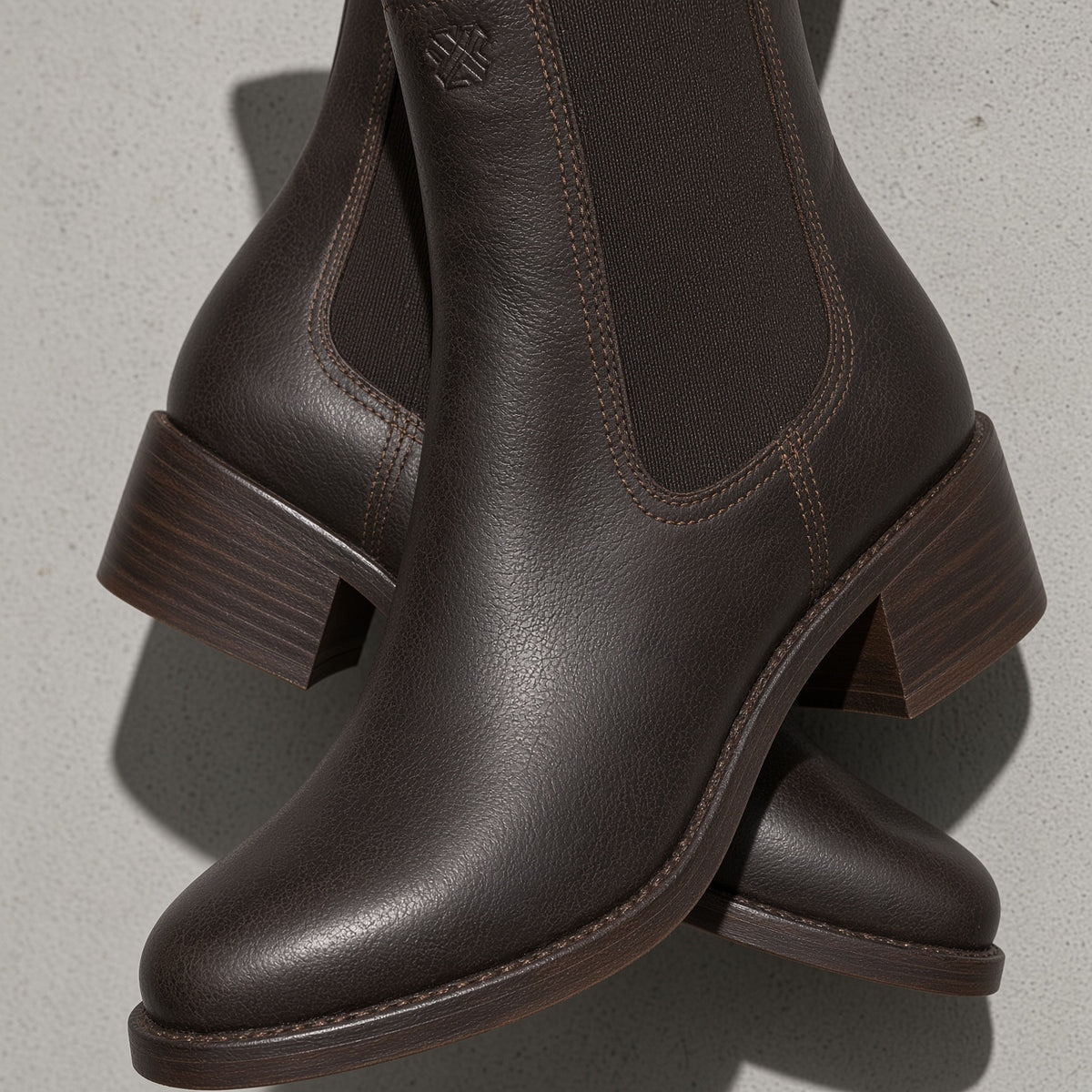 Boots For Women | Mid Calf Block Heel With Closed Toe