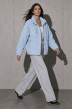 Women's Jacket Sherpa Fleece Stand Collar