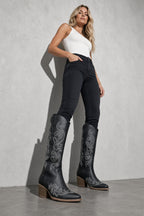 Women's Boots Western Knee-High Shaft