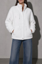 Women's Jacket Sherpa Fleece Stand Collar