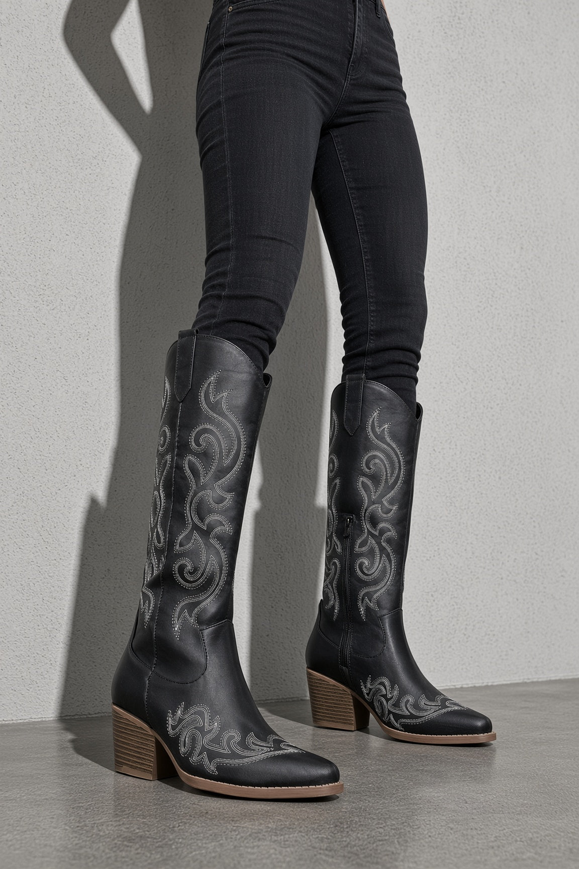 Women's Boots Western Knee-High Shaft