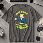 Hang In There Next Sprint Premium Shirt - Pepper