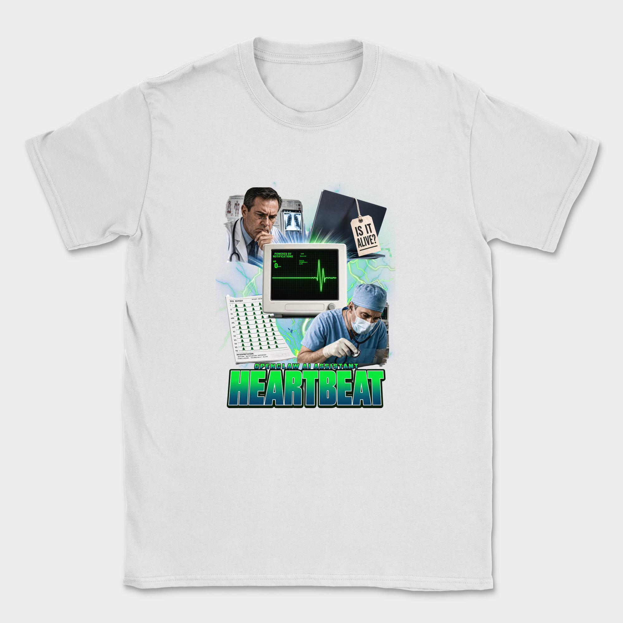 Heartbeat Shirt — White