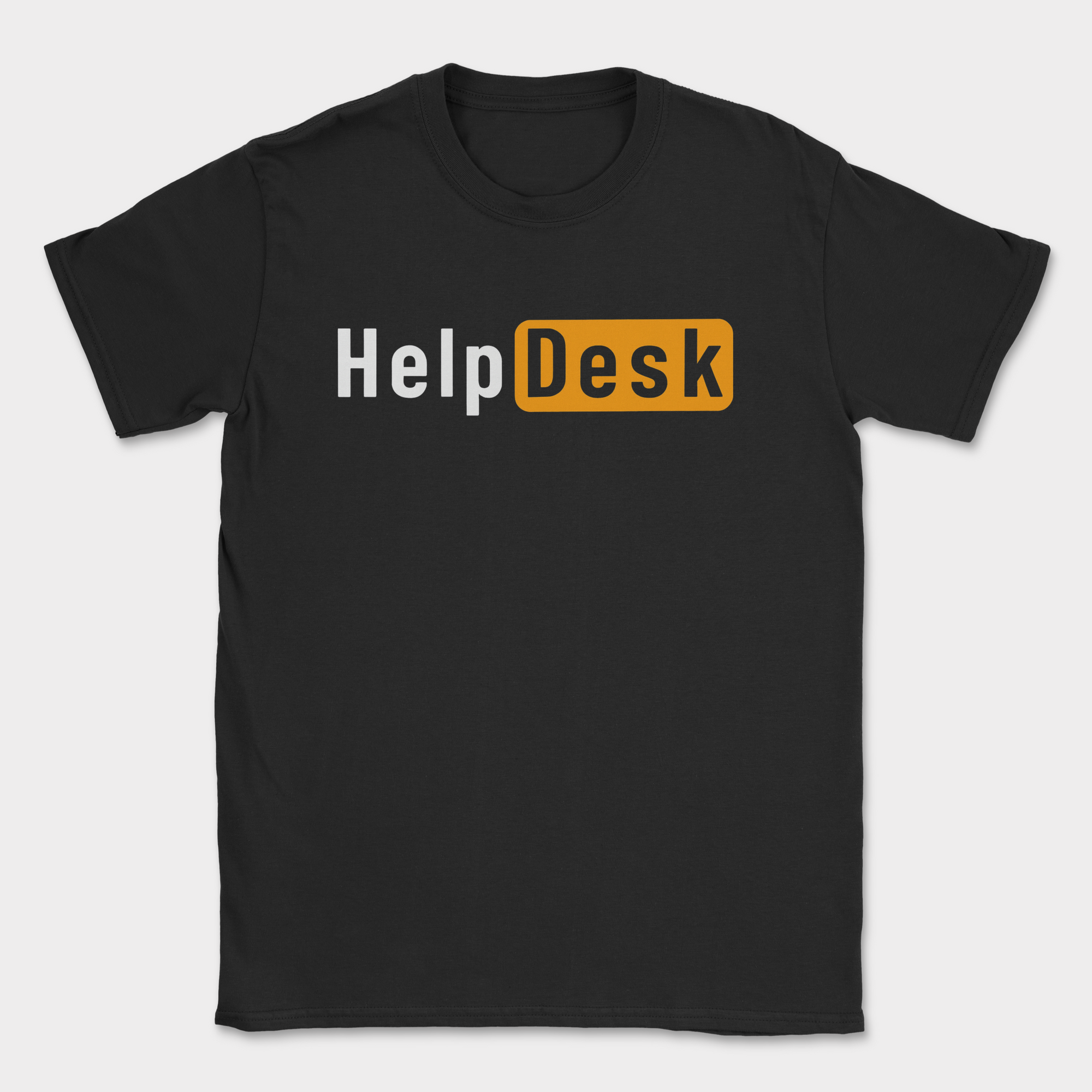 help desk shirt — Black