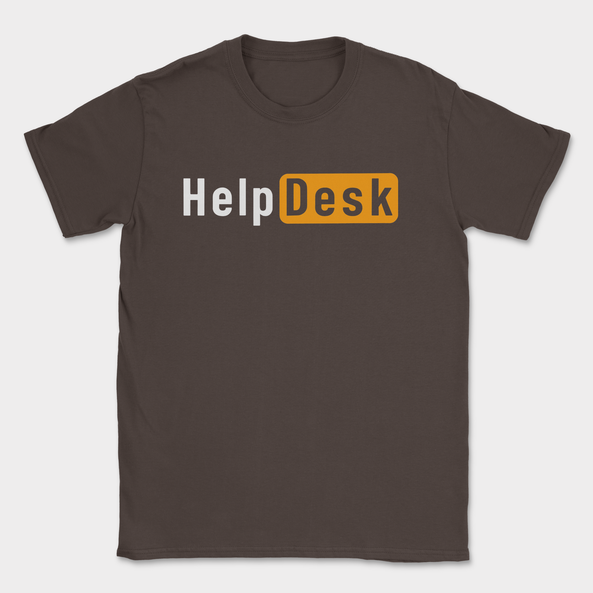 help desk shirt — Dark Chocolate