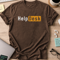 help desk shirt - Dark Chocolate