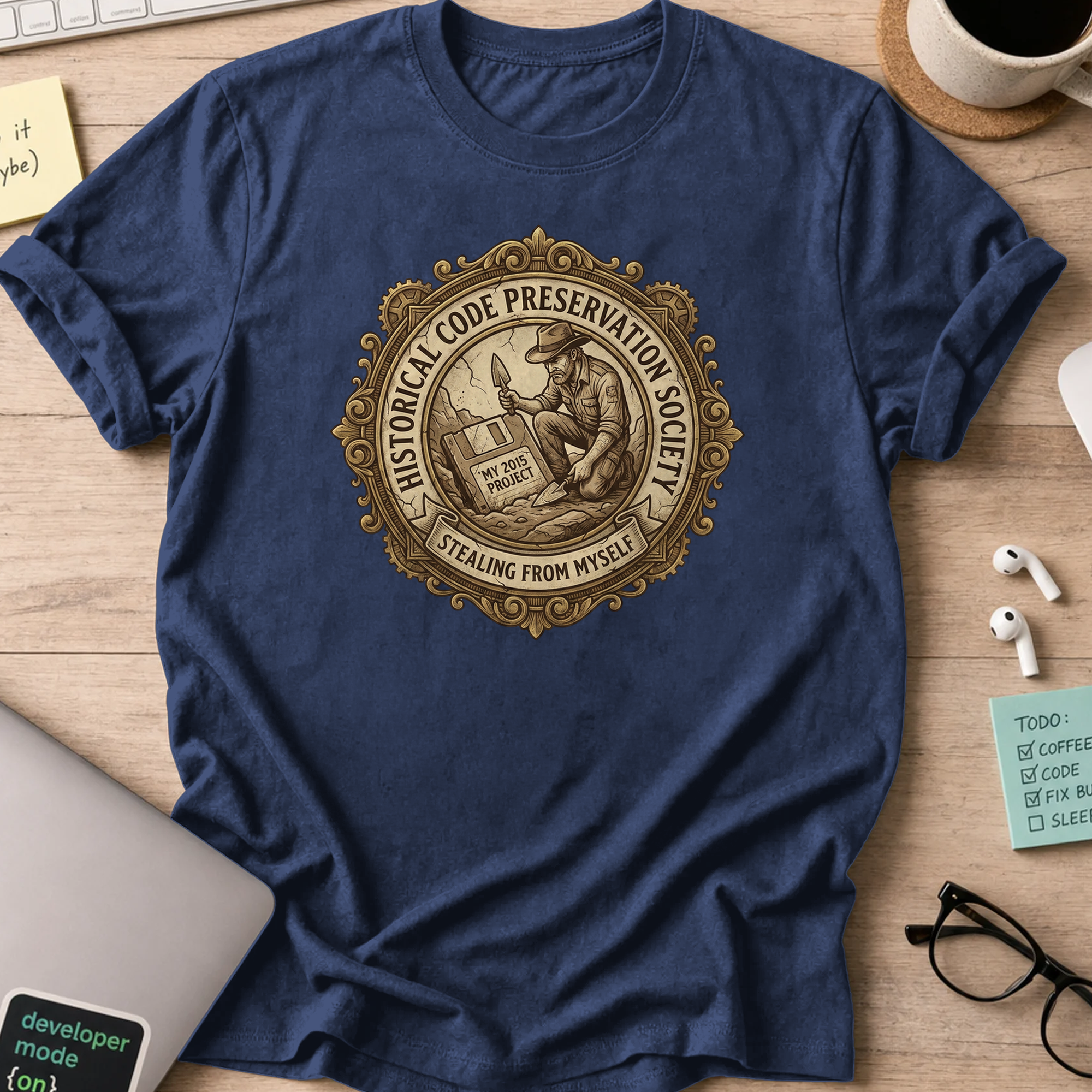 historical code shirt - Navy