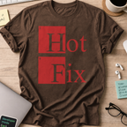hot fix shirt - Dark Chocolate