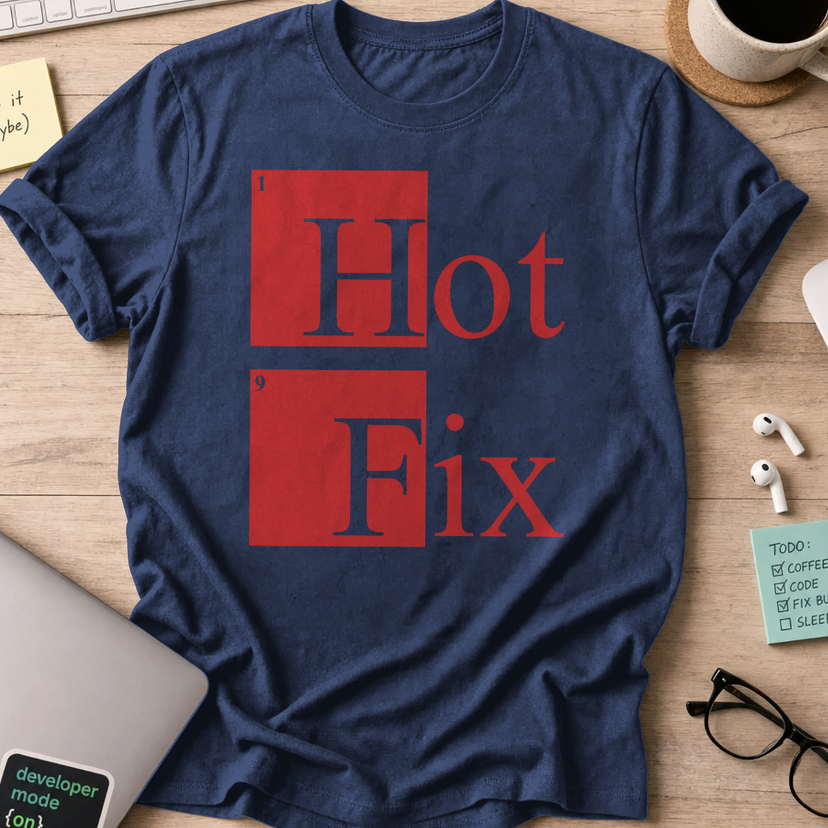 hot fix shirt - Navy