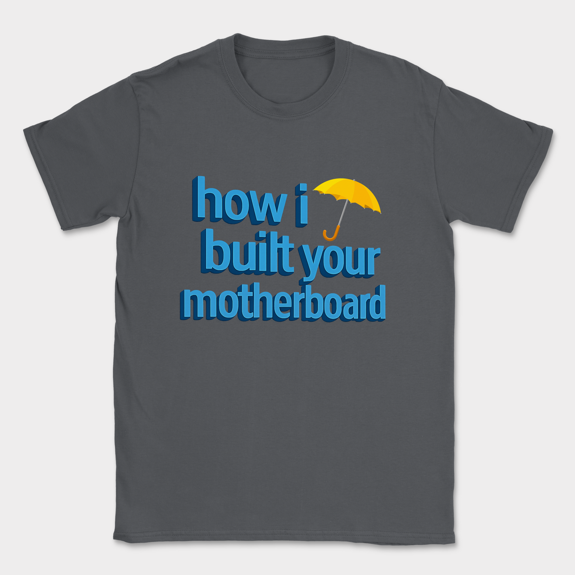how I built your motherboard shirt — Dark Heather Grey