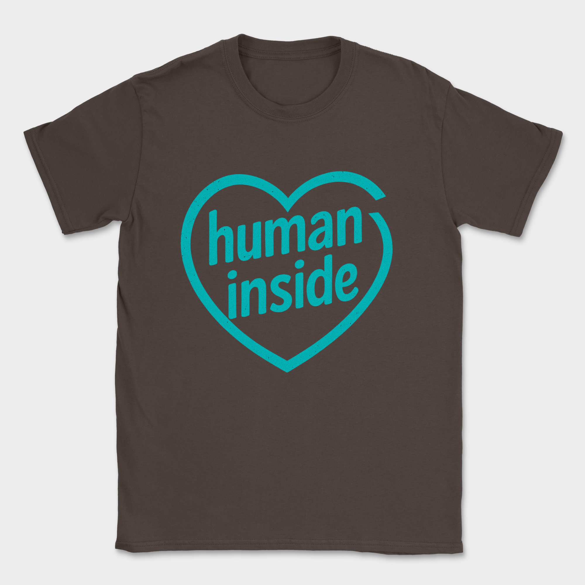 human inside shirt — Dark Chocolate