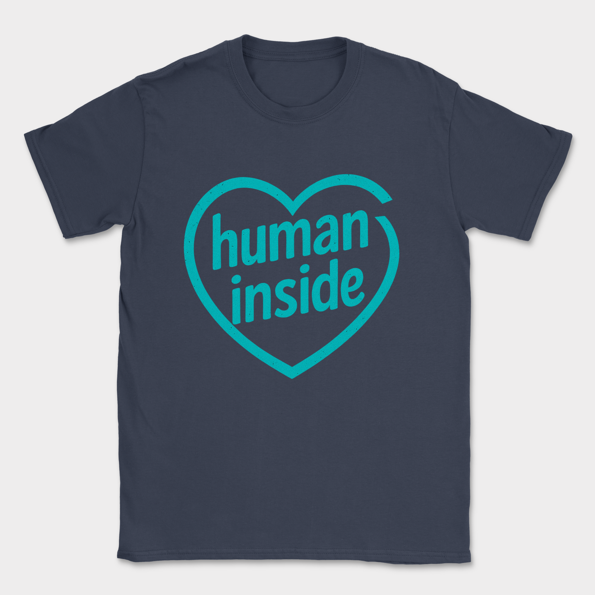 human inside shirt — Navy
