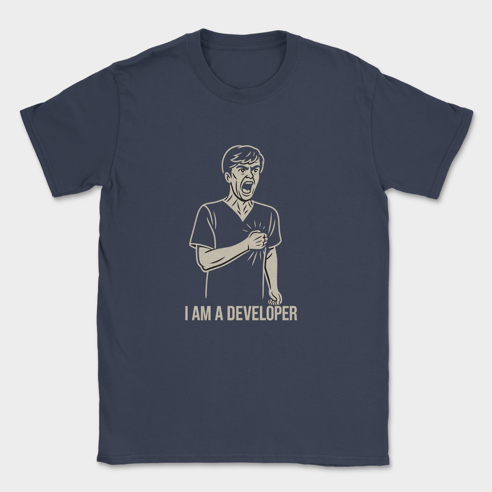 i am a developer shirt — Navy