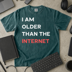 I am older than the internet Premium Shirt — blue spruce Premium Shirt mock-up