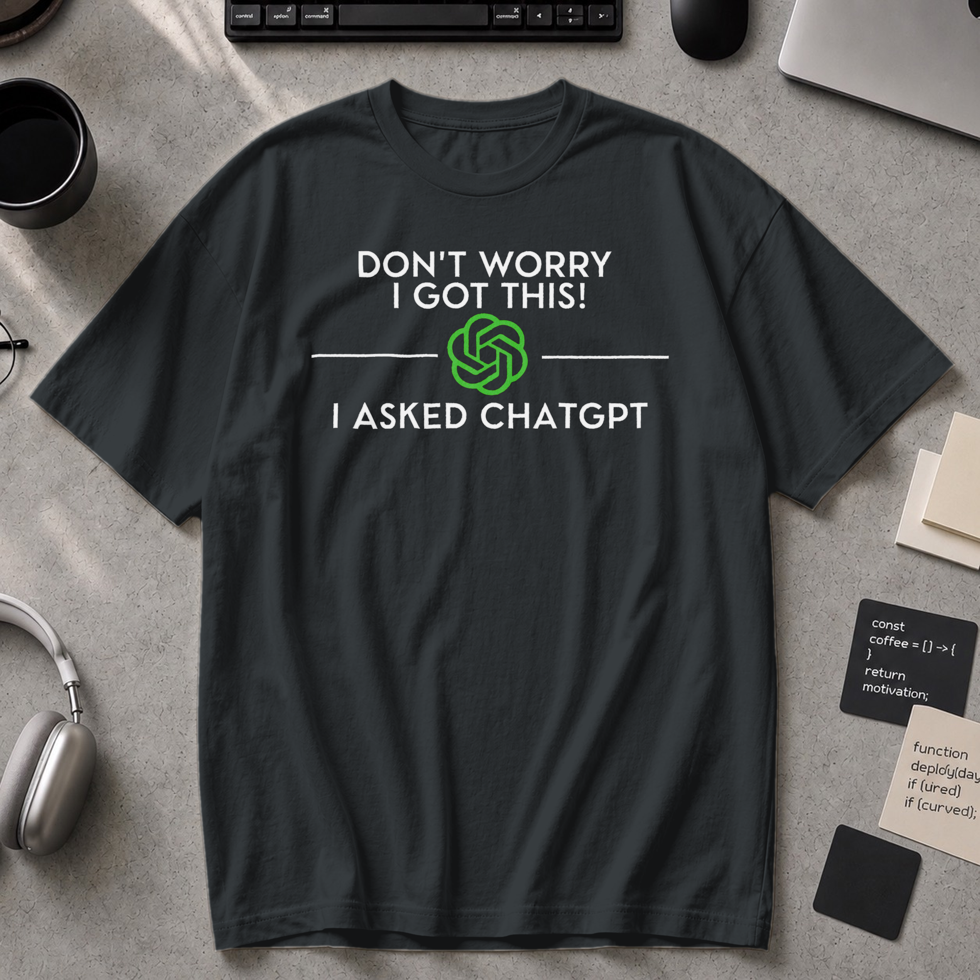 i asked chapgpt Premium Shirt - Black
