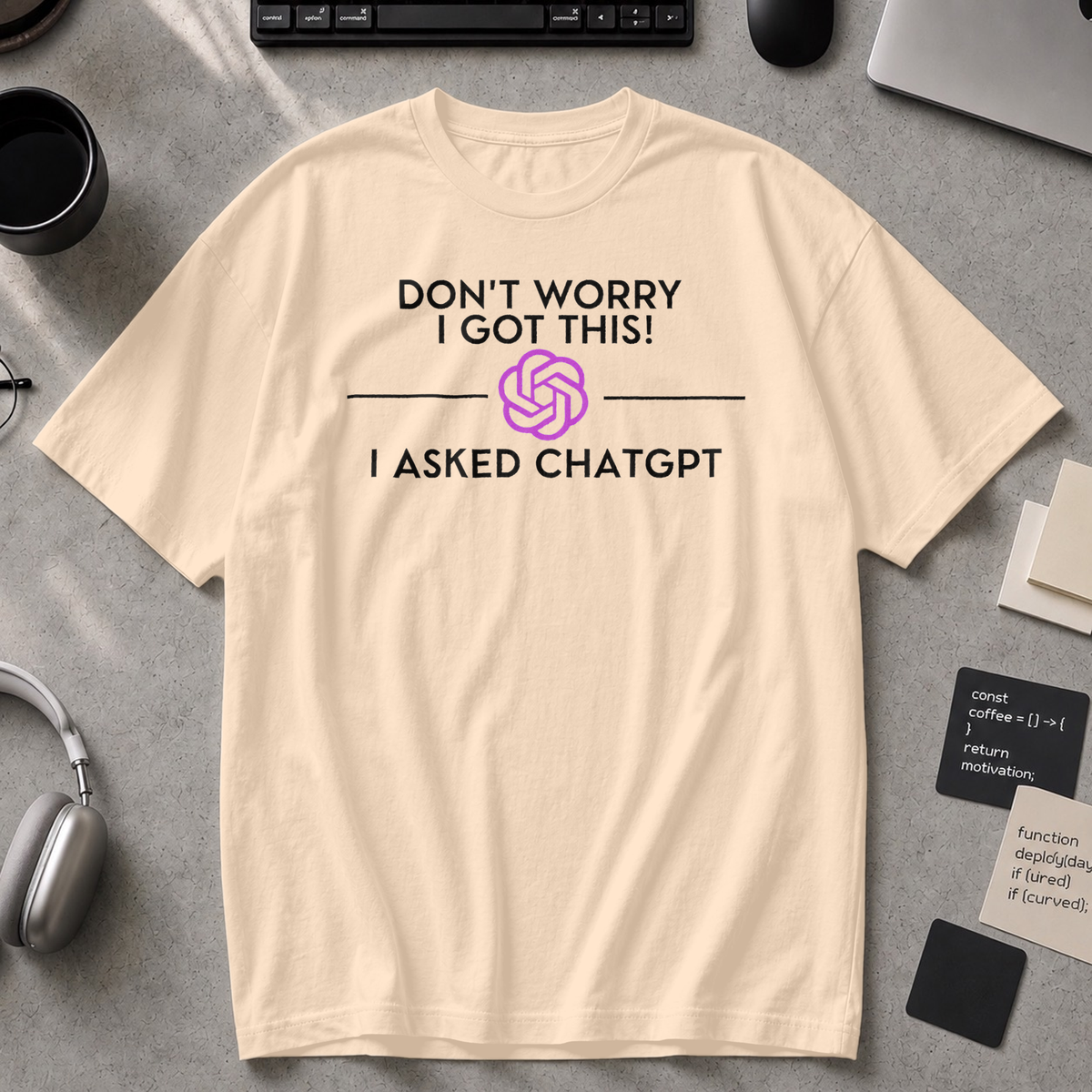 i asked chapgpt Premium Shirt - Ivory