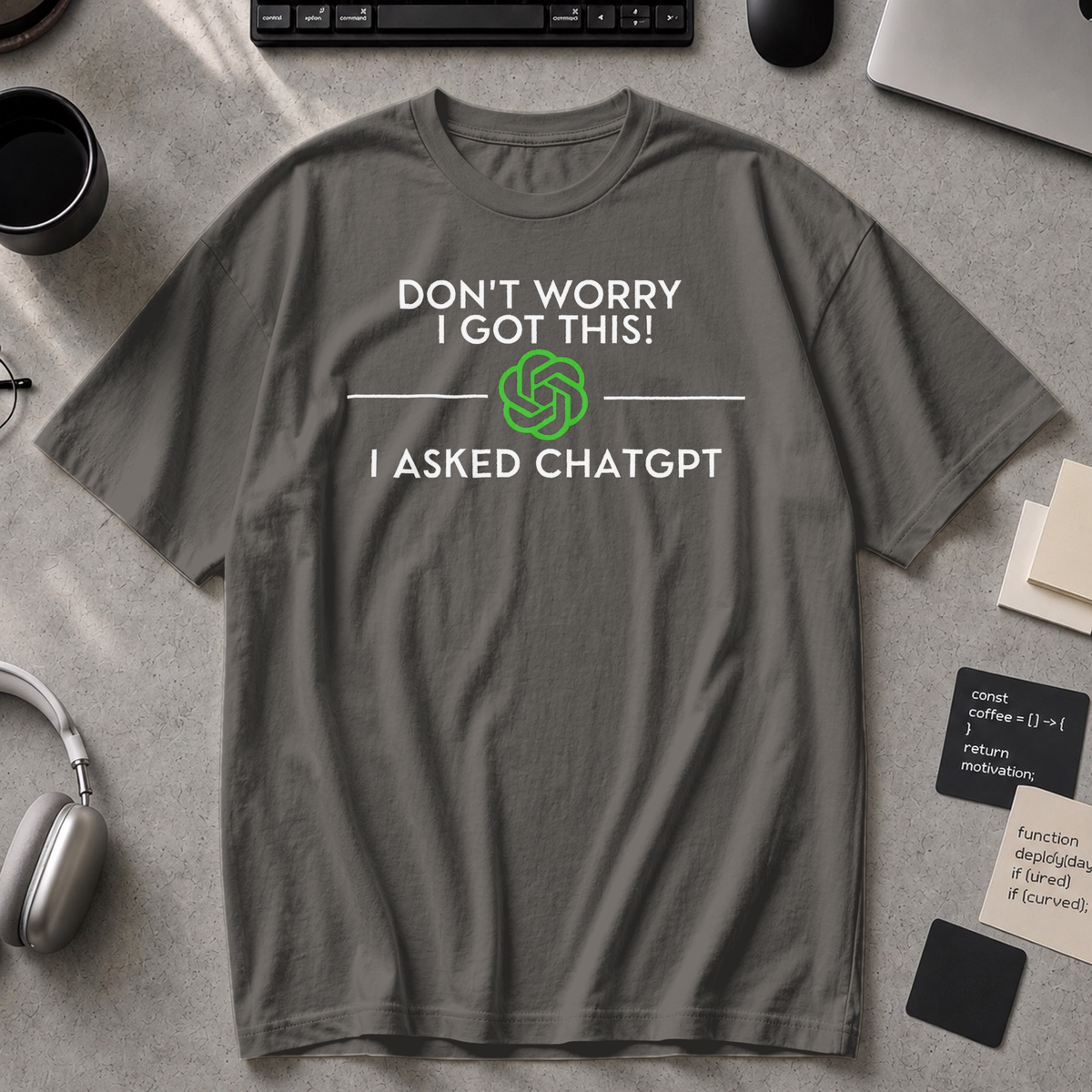 i asked chapgpt Premium Shirt - Pepper