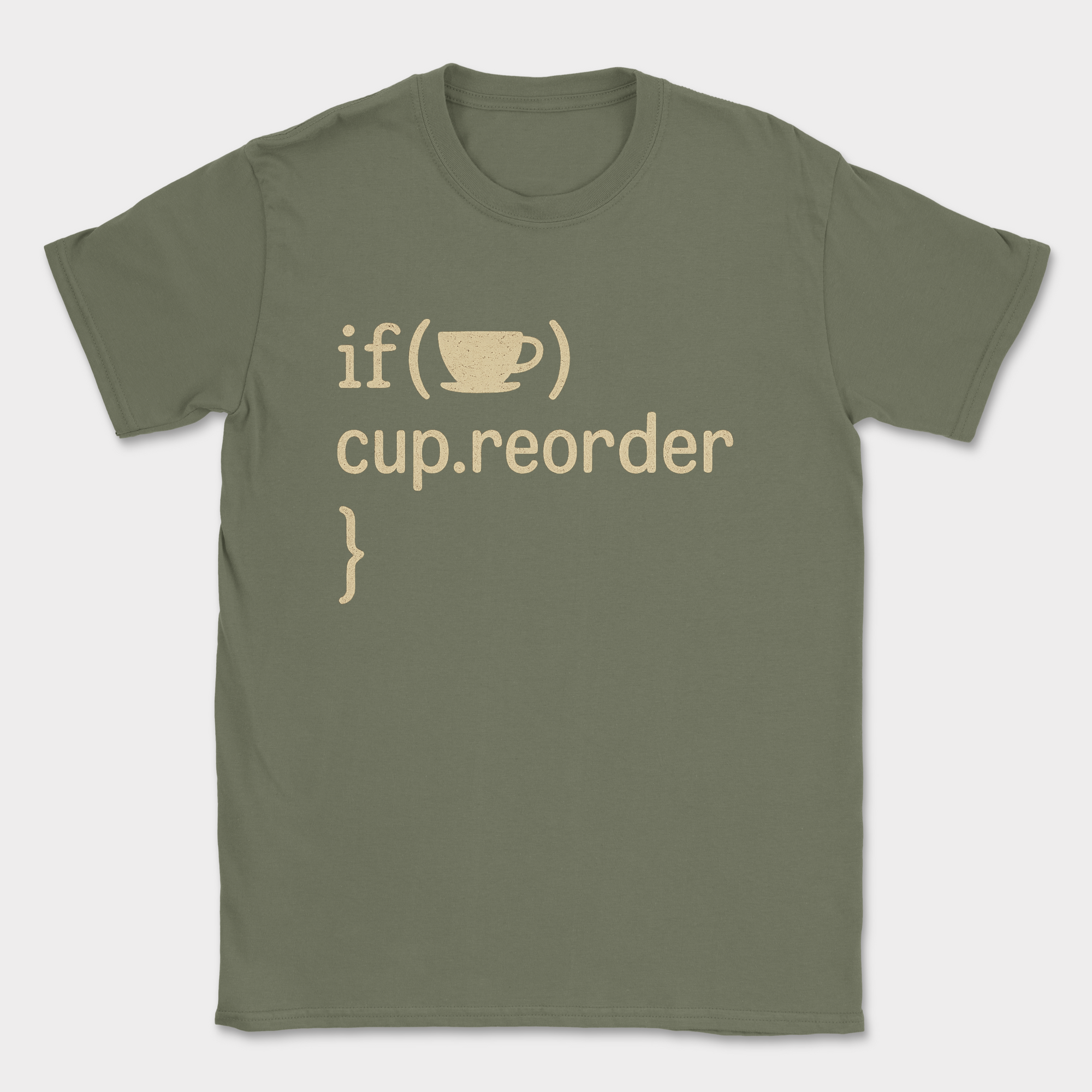 i cup reorder shirt — Military Green