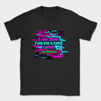 i debug therefore i am glitch shirt — Black