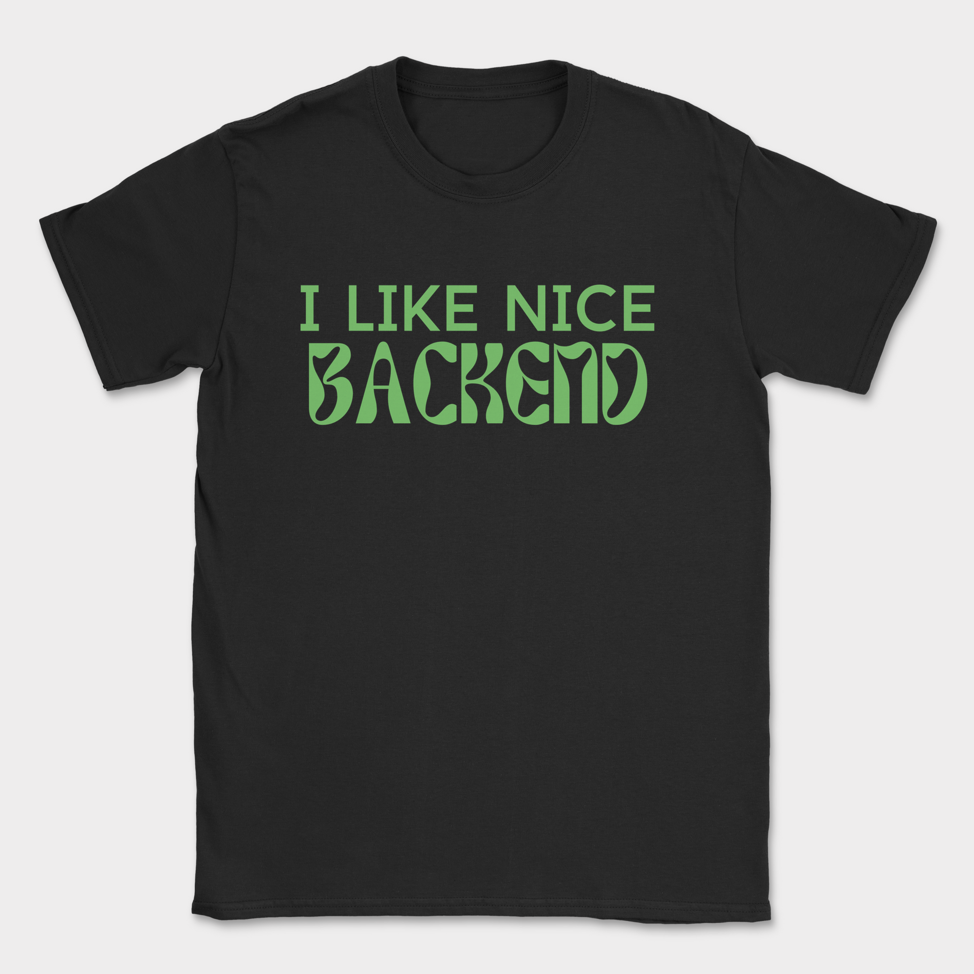 i like backend shirt — Black