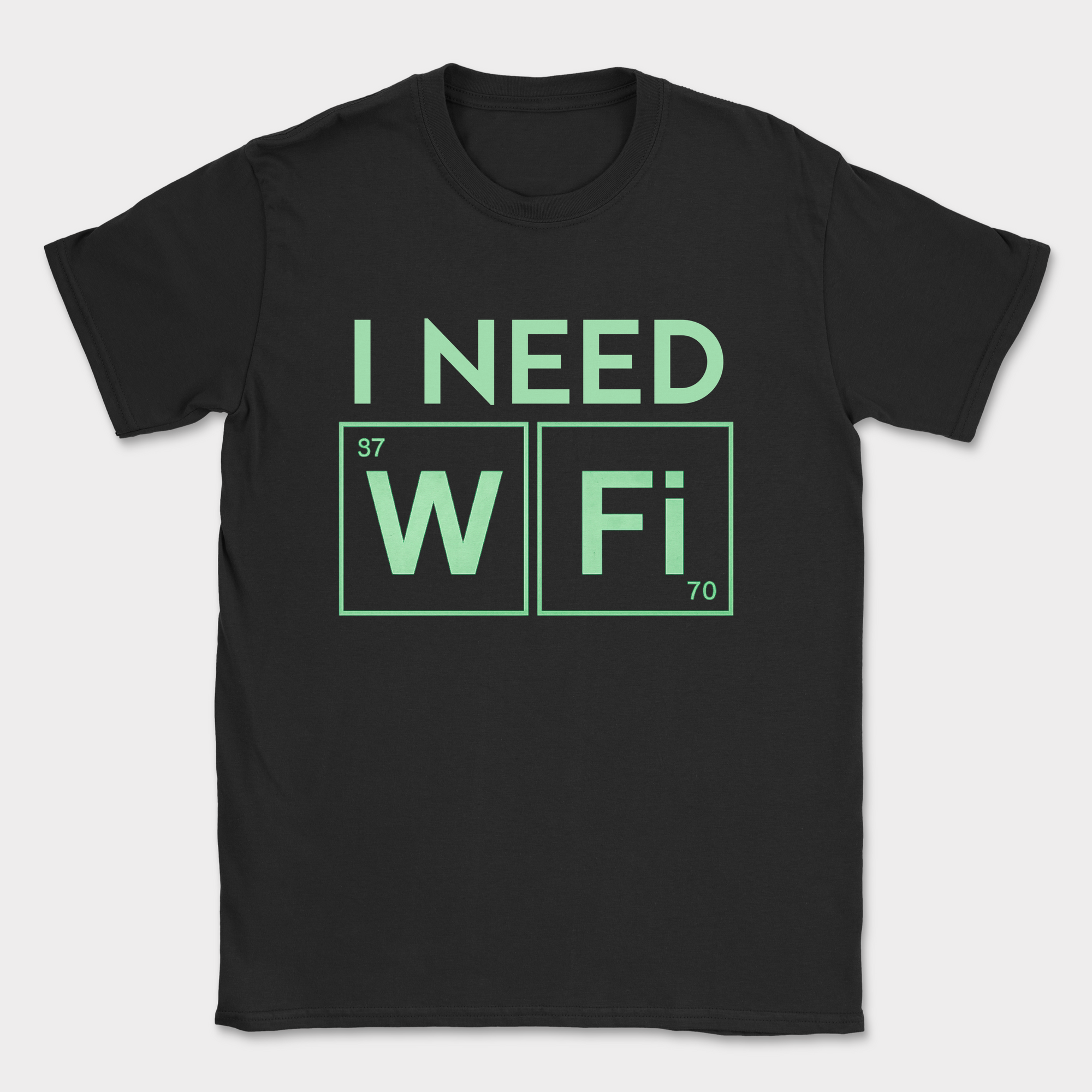 i need WIFI shirt — Black
