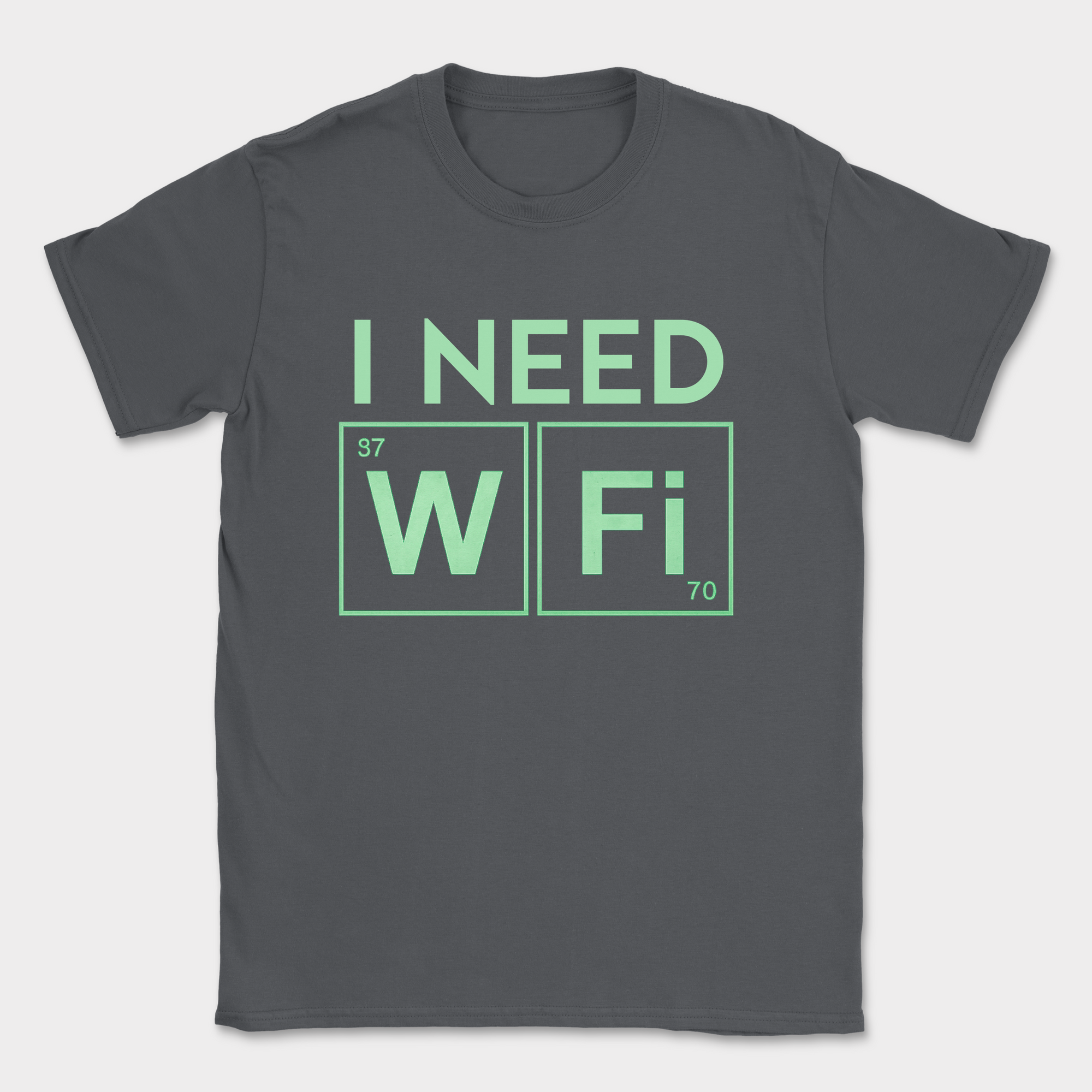 i need WIFI shirt — Dark Heather Grey