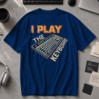 i play the keyboard Premium Shirt - True Navy