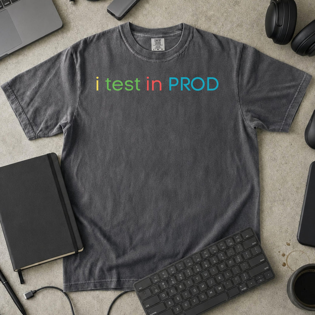 i test in PROD Premium Shirt — pepper Premium Shirt mock-up
