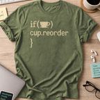 i cup reorder shirt - Military Green