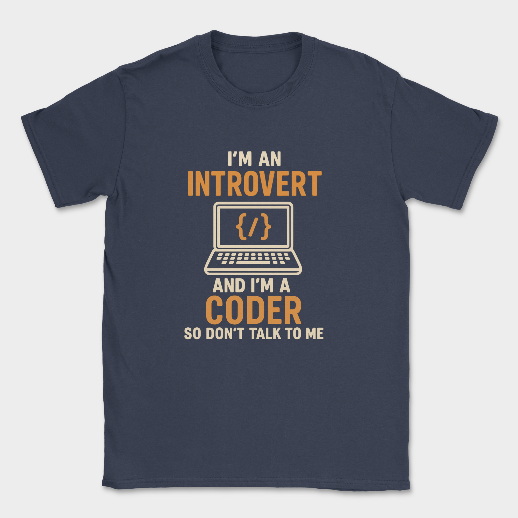 i'm an introvert shirt — Navy