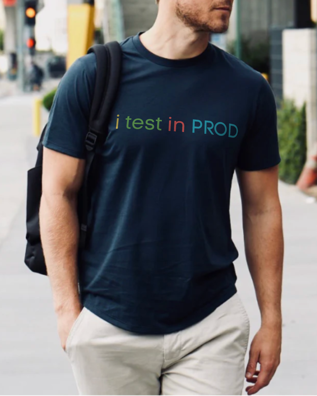 i test in PROD shirt