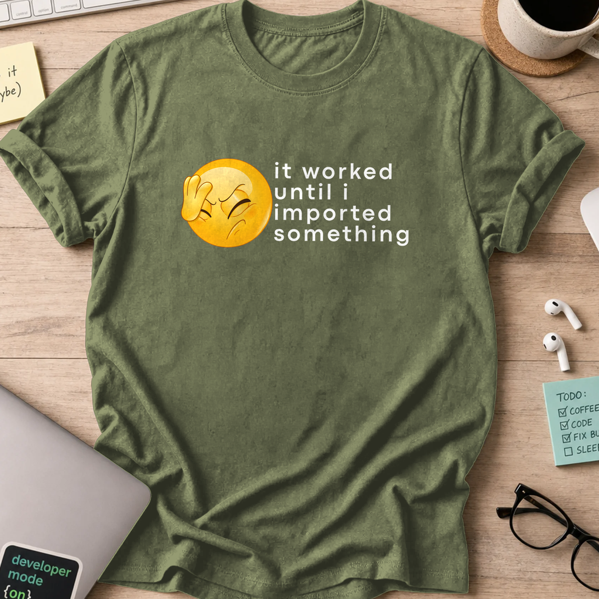 importerror issue shirt - Military Green