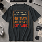 in case of merge conflict Premium Shirt - Black
