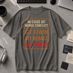 in case of merge conflict Premium Shirt - Pepper