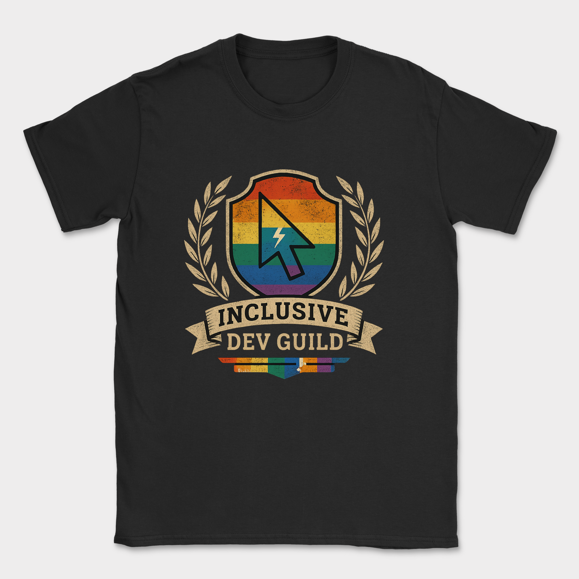inclusive DEV guild shirt — Black