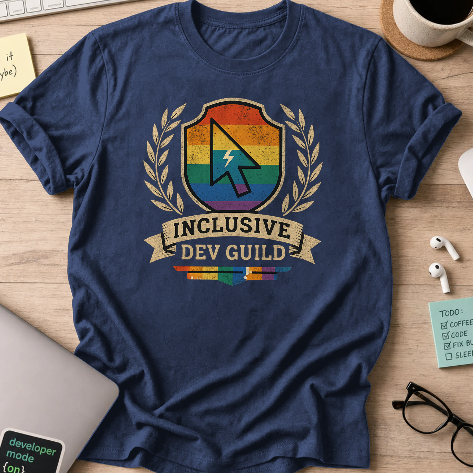 inclusive DEV guild shirt - Navy