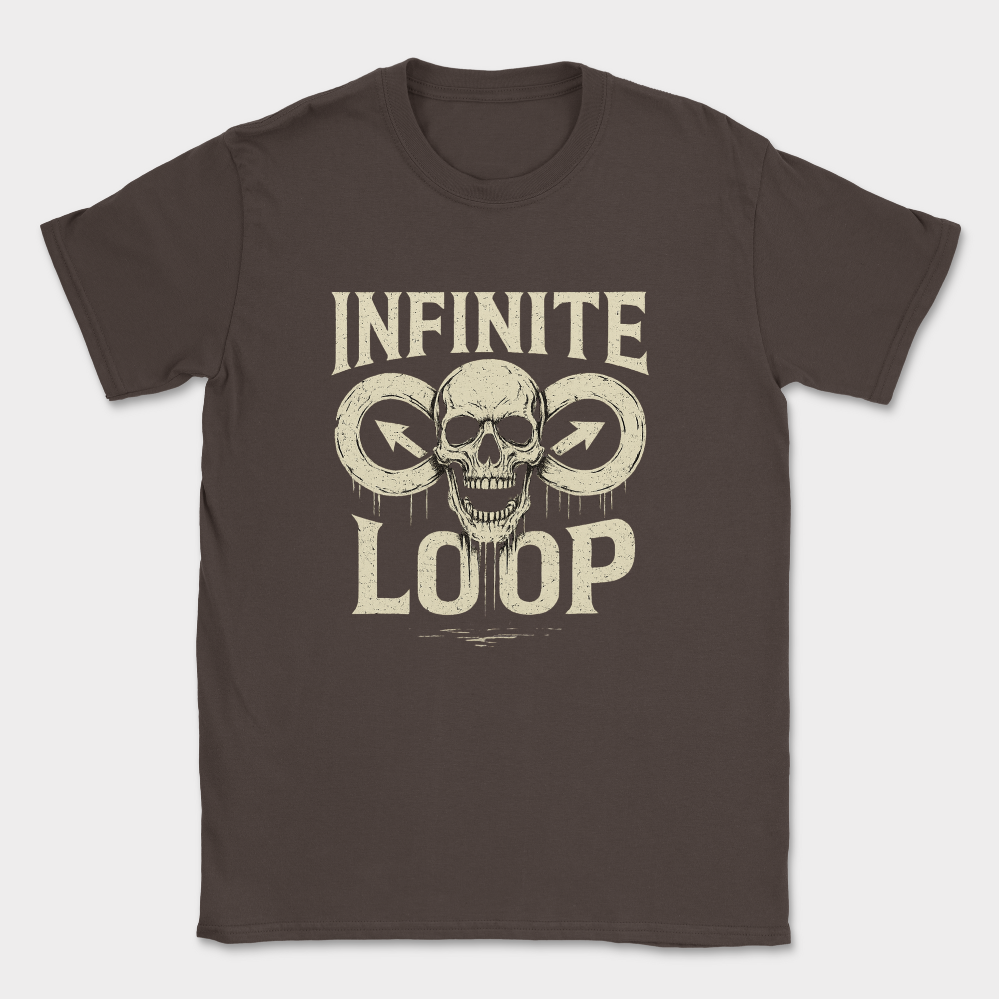 Infinite Loop shirt — Dark Chocolate