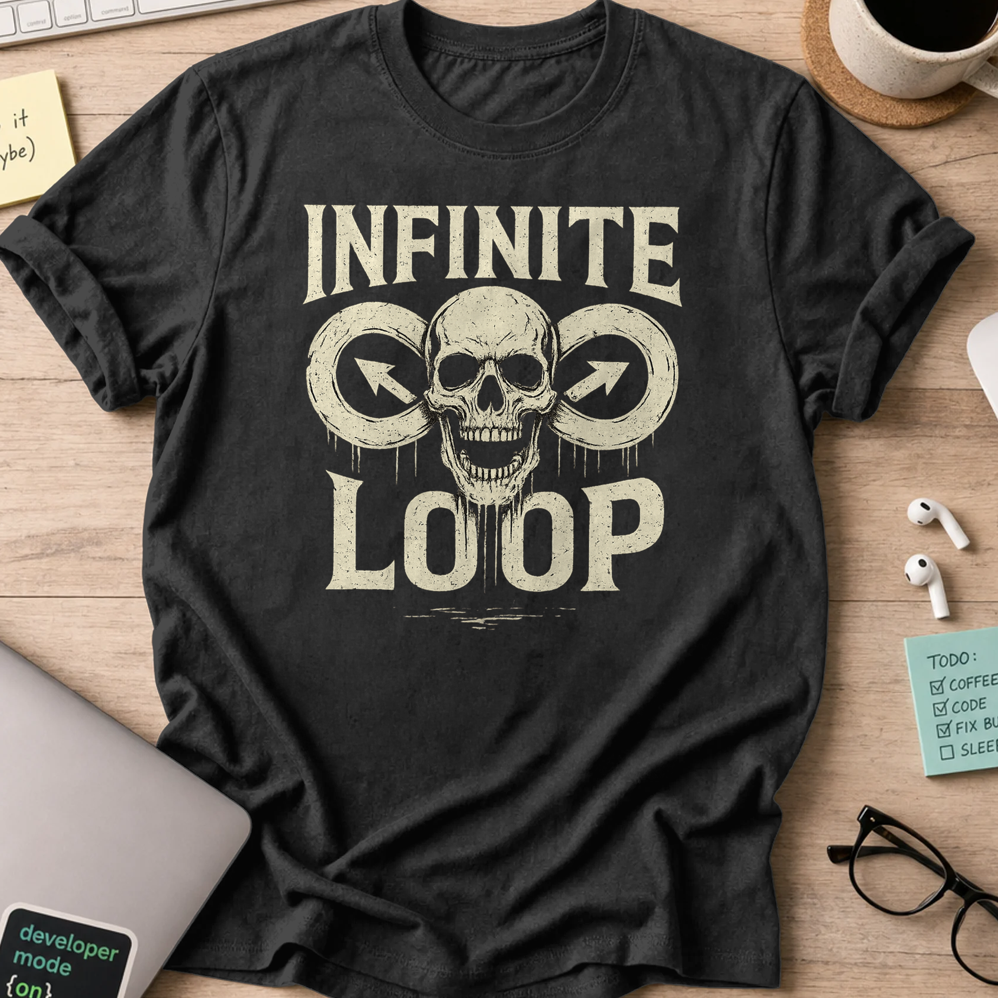 Infinite Loop shirt - Black