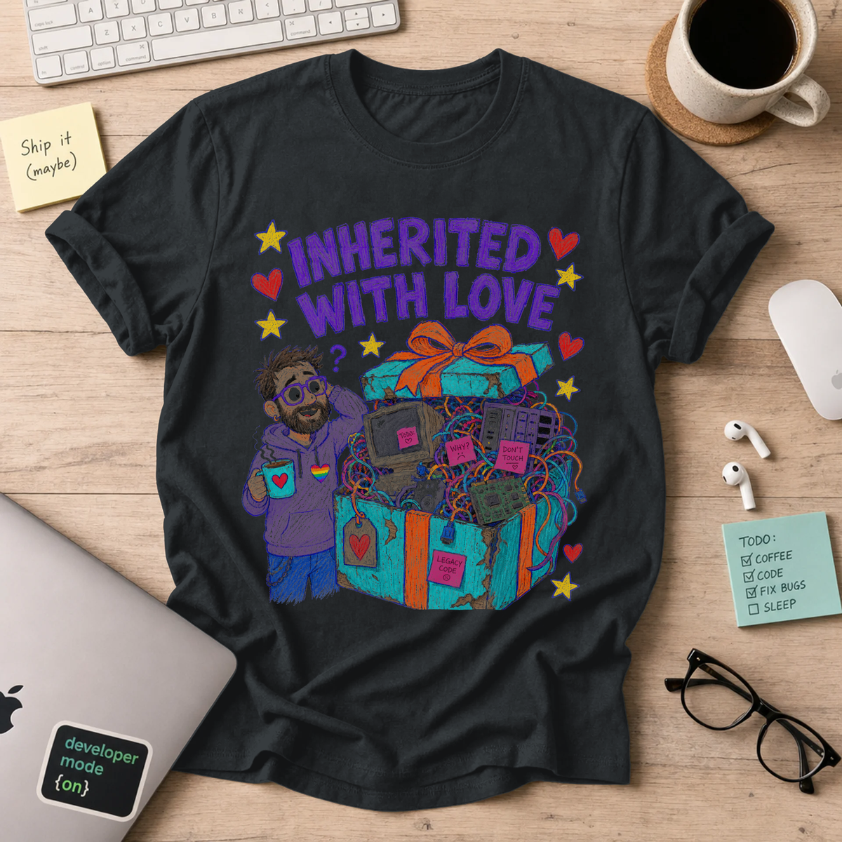Inherited With Love Shirt — Black