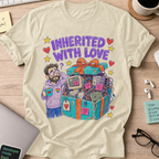 Inherited With Love Shirt — Natural storefront mockup