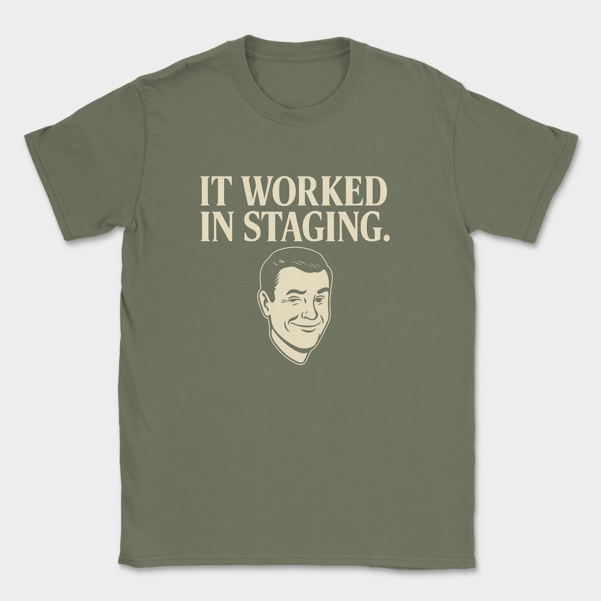it worked in staging — Military Green