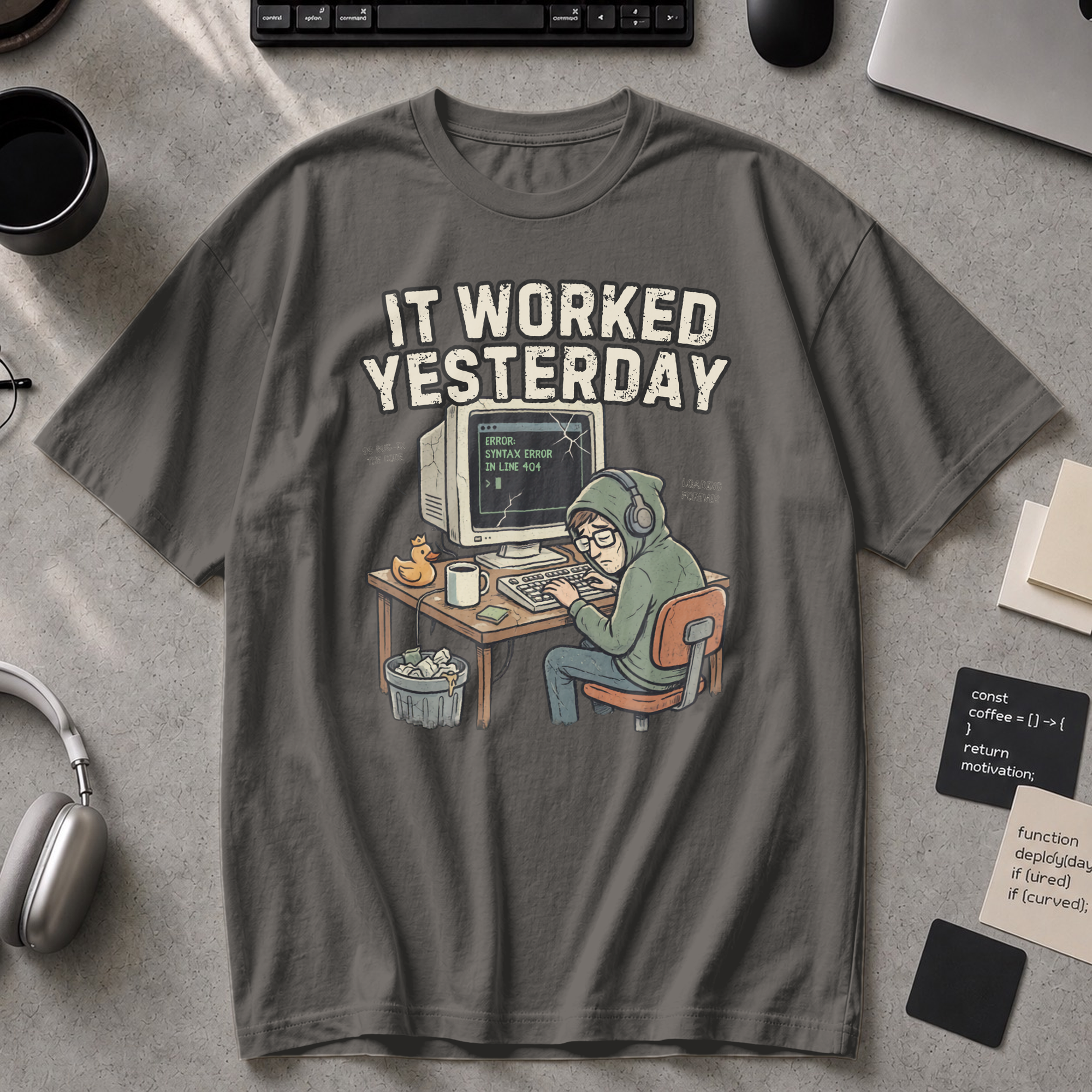 It Worked Yesterday Premium Shirt - Pepper
