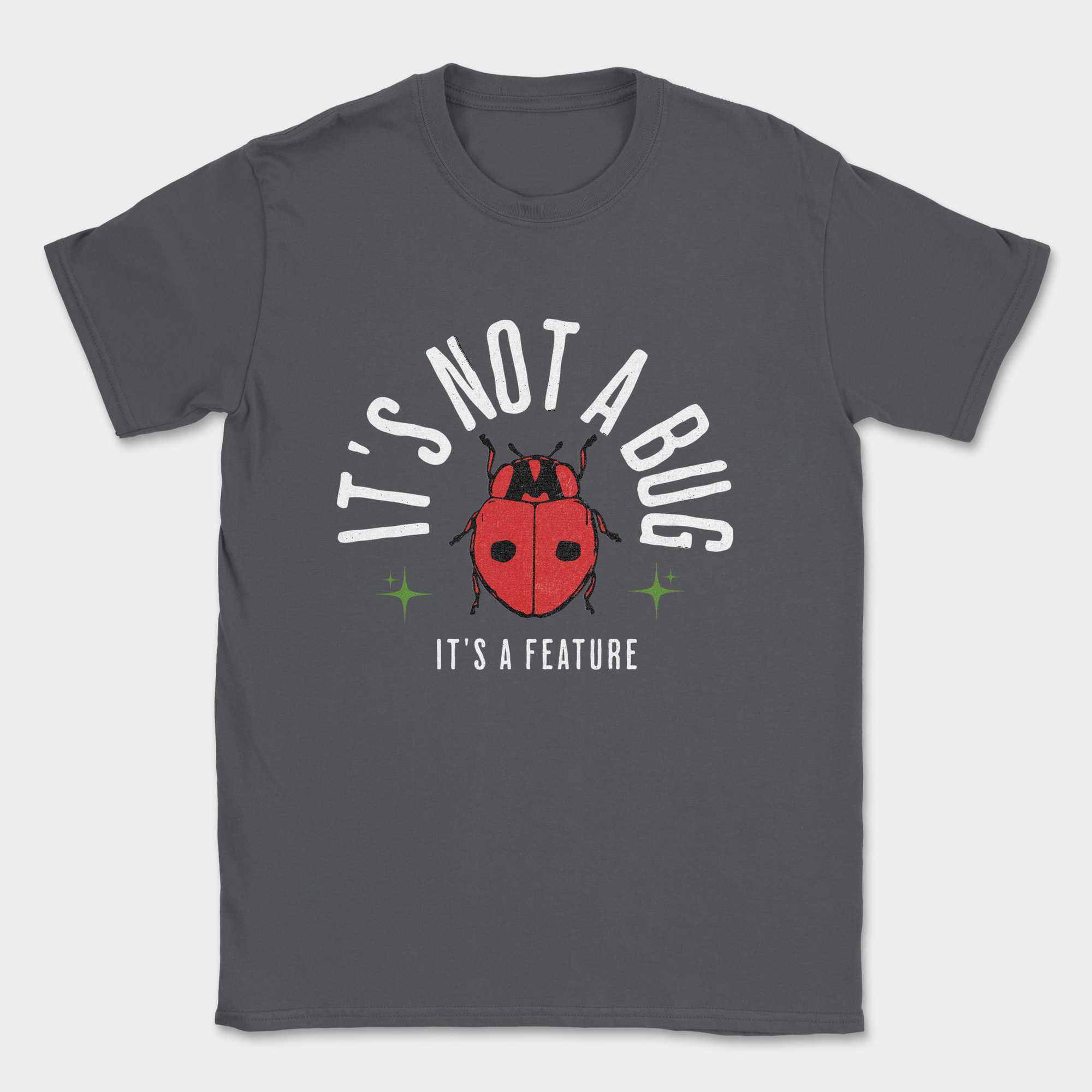 it's a feature shirt — Dark Heather Grey